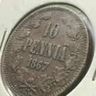 Aika loistokuntoinen 10 PENNIÄ 1867, Kts! - pikkukuva 3