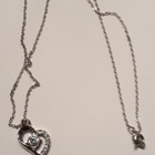 Sydänkaulakoru aidoin Swarovski kristallein - pikkukuva 2