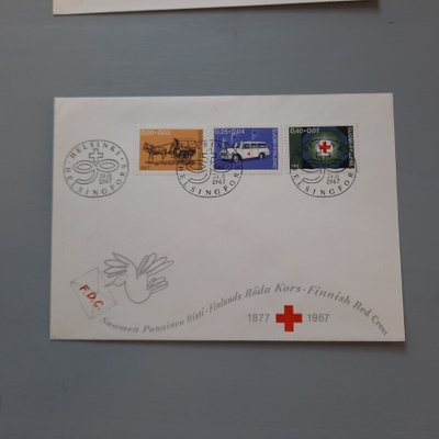 FDC Suomi 1967 PR EL, blanco
