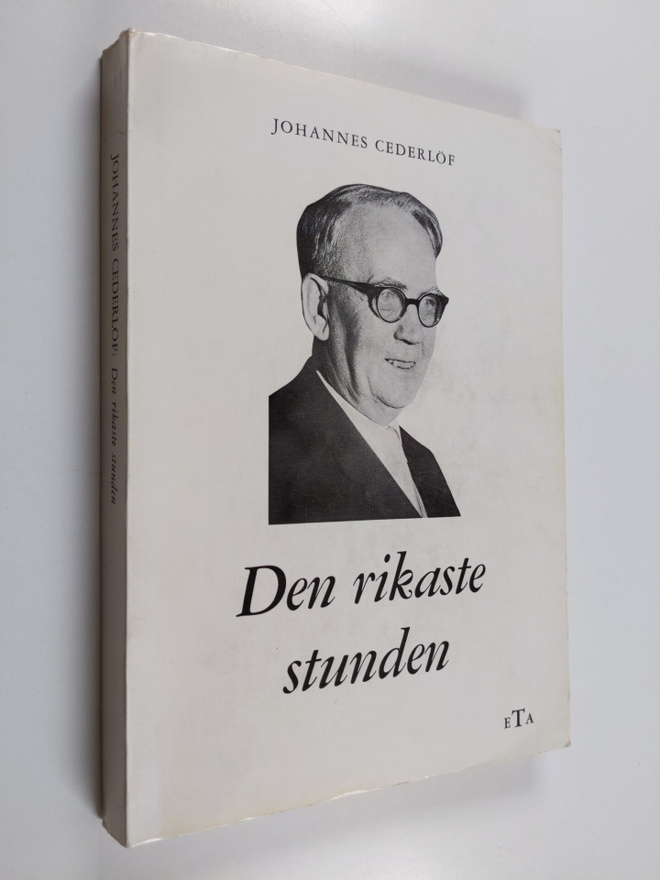 Johannes Cederlöf : Den rikaste stunden