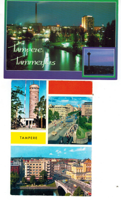 Tampere postikortteja 2 kpl