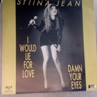 STIINA JEAN :: I WOULD LIE FOR LOVE :: VINYYLI 7" 1990 - pikkukuva 1