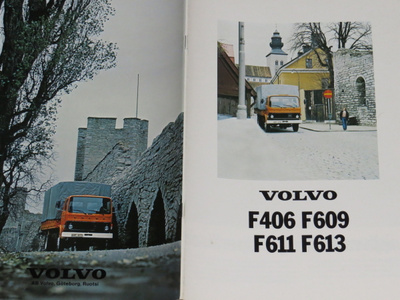 1976 Volvo F 406 jne kuorma-auto esite - suom - 24 sivua
