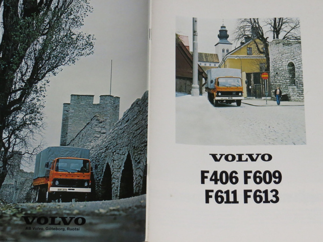 1976 Volvo F 406 jne kuorma-auto esite - suom - 24 sivua