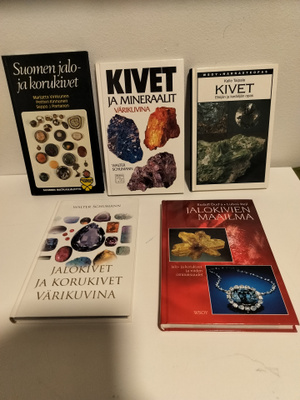 Suomen jalo- ja korukivet ym alan kirjoja