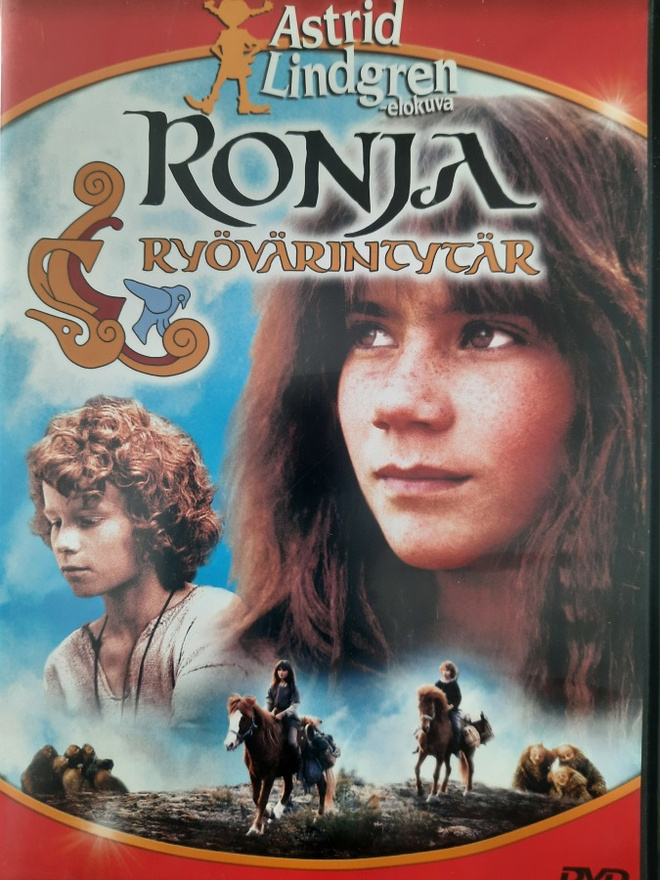 RONJA RYÖVÄRINTYTÄR DVD SUOMIPUHE (Astrid Lindgren)
