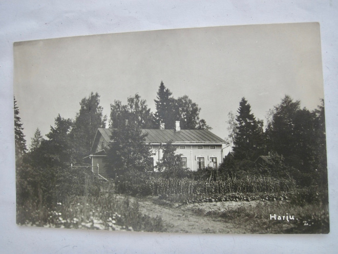 VANHA Postikortti Virolahti Harju 1920-l