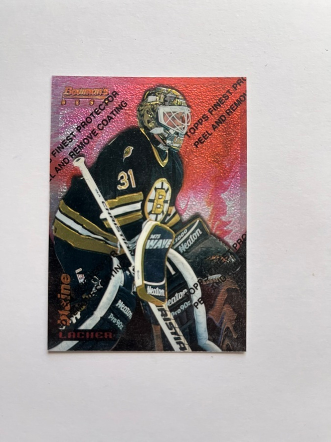 1994-95 Finest Bowman's Best Red Blaine Lacher #3