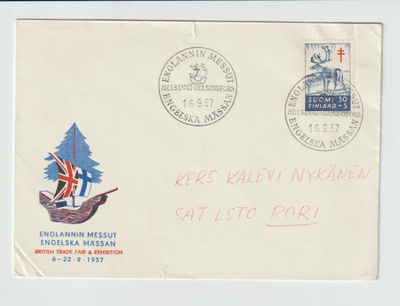 ERIKOISLEIMA , ENGLANNIN MESSUT, Helsinki 16.9.1957