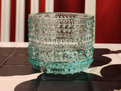 Iittala Kastehelmi kynttilälyhty, 64 mm, vedenvihreä