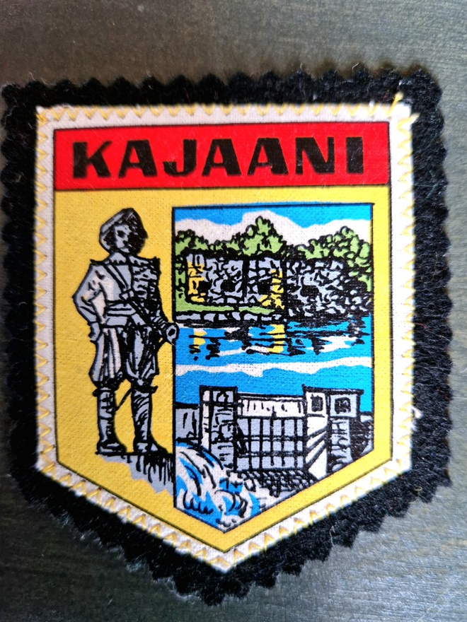 Kajaani Vintage kangasmerkki