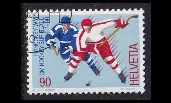 Sveitsi 1412 o Jääkiekon MM-kilpailut (1990)