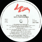 (LP) Satu Pentikäinen – Ota Tai Jätä - pikkukuva 4