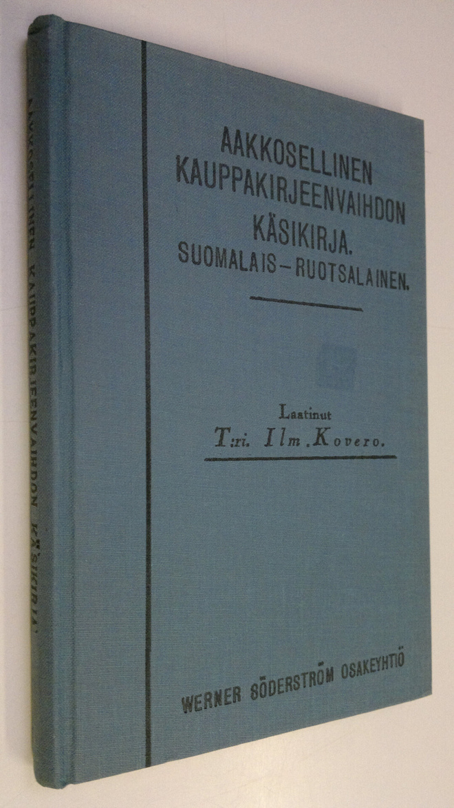Ilmari Kovero : Aakkosellinen kauppakirjeenvaihdon käsiki...