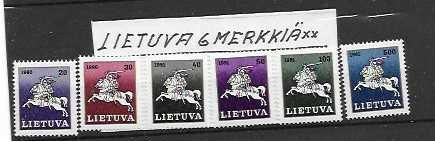 LIETUVA-6 MERKKIÄ**