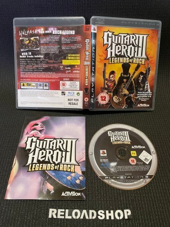 Guitar Hero III Legends of Rock PS3 - CiB