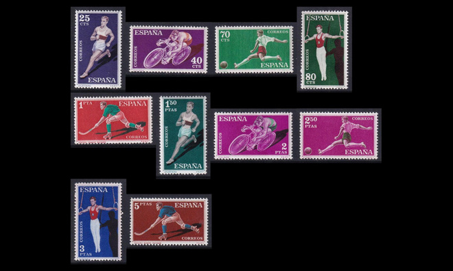 Espanja 1201-10 ** Urheilu (1960)