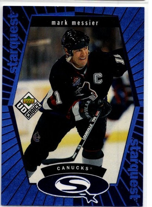 Mark Messier 98-99 UD Choice StarQuest Blue SQ29