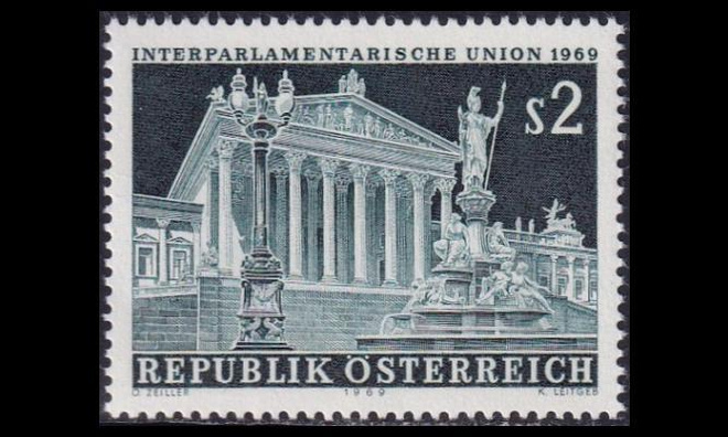 Itävalta 1290 ** Interparlamentaarinen kongressi Wien (1969