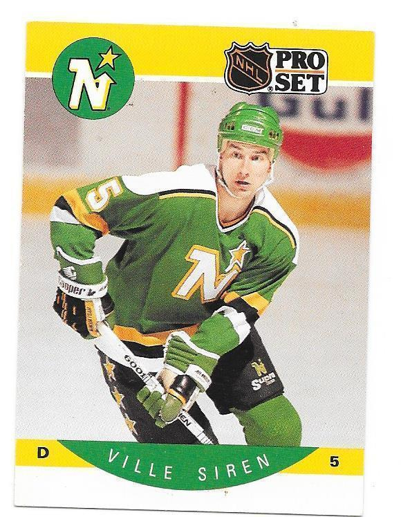 1990-91 ProSet #144 Ville Siren Minnesota North Stars