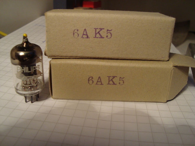 Radioputki 6AK5  (= EF95)