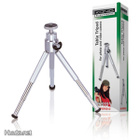 König Mini pöytäkameranjalka, korkeus: 100-150mm, hopea UUSI - pikkukuva 1