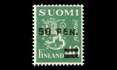 170I ** Leijona lisäp. 50p/40p vihreä (1931)