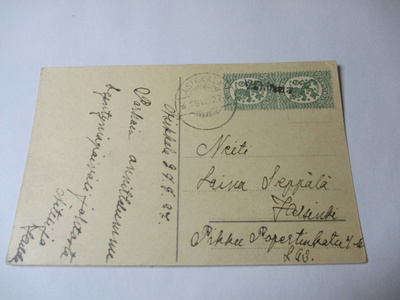 1927 Vähimaa rivil + Asikkala kortilla