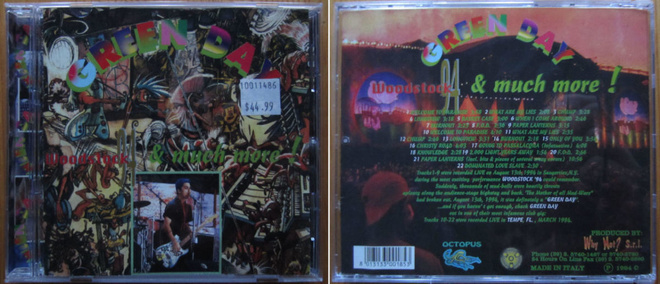 GREEN DAY: Woodstock & much more! - CD [ SUPER - RARE]