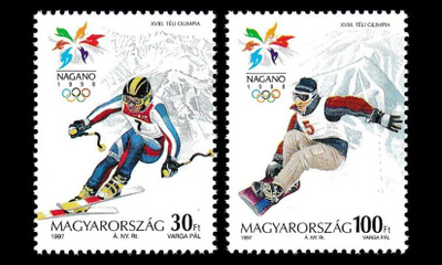 Unkari 4476-7 ** Talviolympialaiset Nagano (1998)