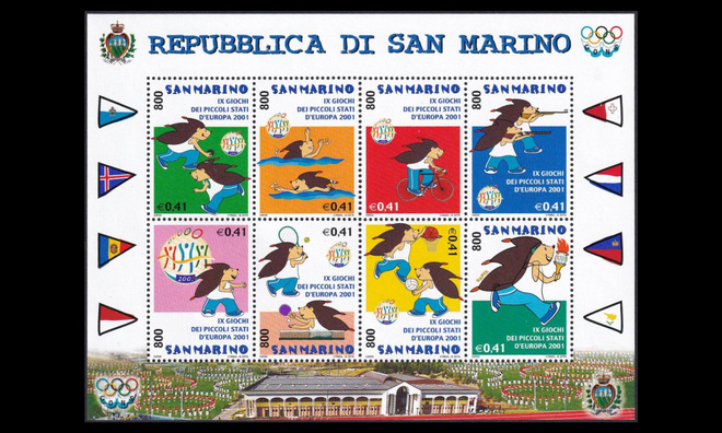 San Marino 1958-65kb ** Pienvaltioiden urheilukilpailut (200