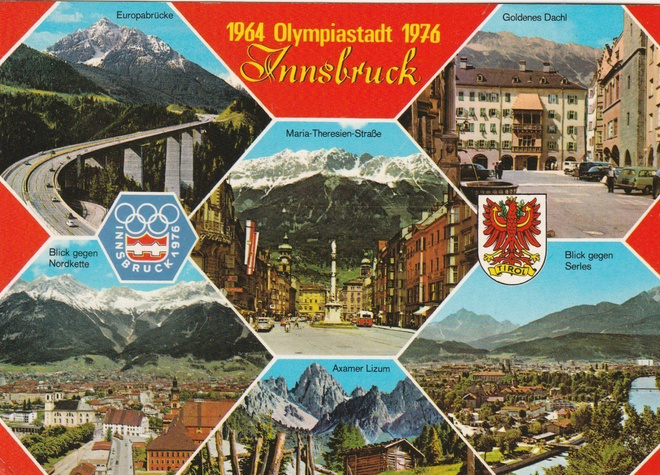 Postikortti, INNSBRUCK , Olympiakaupunki