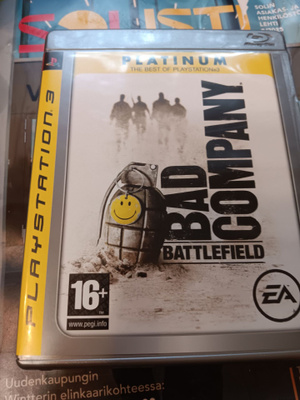 PS3 Battlefield : Bad Company videopeli (platinum kantinen)