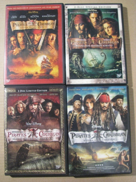 PIRATES OF THE CARIBBIAN 1 - 4