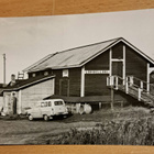 Lohikellari Iissä Iijoen rannalla, kuvattu 1960-luvulla - pikkukuva 1