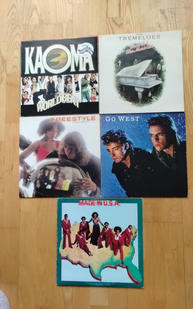 Ulkomaisten bändien vinyyli LP levyjä 1970-1980 luvuilta