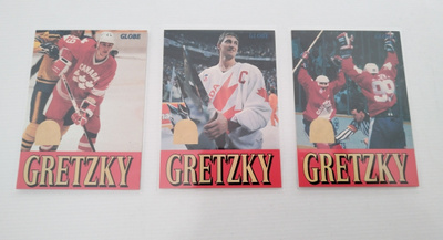 1995 Globe Wayne Gretzky #265, 266, 267
