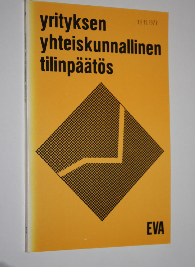 Yrityksen yhteiskunnallinen tilinpäätös : sovellutusesime...