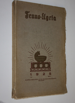 Fenno-ugria nro 1-4/1925 (vuosikerta) : suomalais-ugrilai...