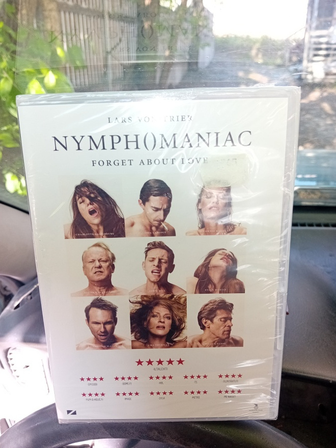 DVD NYMPHOMANIAC ( UUSI  ) SIS POSTIKULU