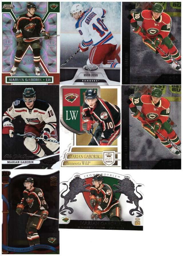 8 x MARIAN GABORIK Wild, Rangers, Hienoista Sarjoista