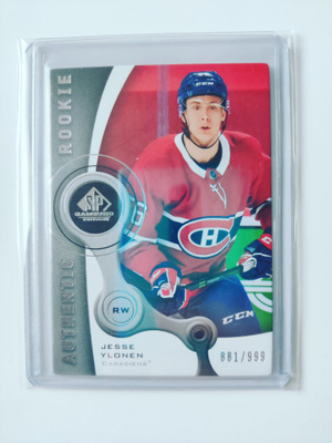 Jesse Ylönen 21-22 SP Game-Used Authentic Rookie /999