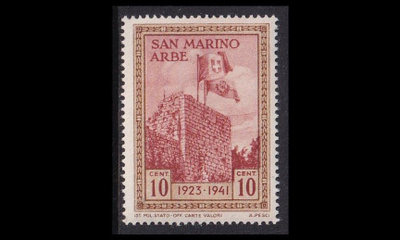 San Marino 241 ** Arbe 10 C (1942)