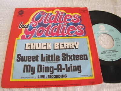 Chuck Berry Sweet little Sixteen 7 45 saksa 1981