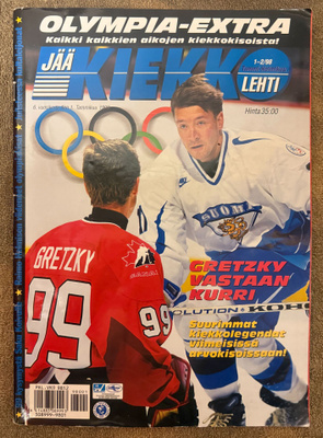 JÄÄKIEKKOLEHTI 1-2/1998 OLYMPIA-EXTRA