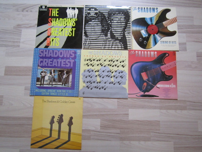The Shadows vinyylejä yht.7 kpl