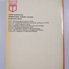 Paul F. Secord ym. : Social psychology - pikkukuva 2