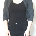 Uusi harmaa Luxestar bolero / neuletakki L/ XL - pikkukuva 1