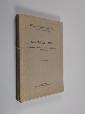 Urho Verho : Severi Nuormaa : kansansivistäjä - sanomaleh...
