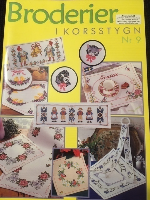Ristipistomalleja Broderier i korsstygn 9
